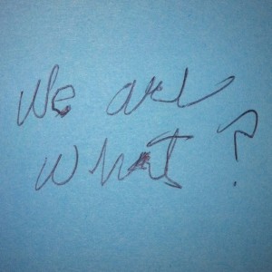 Hans Ulrich Obrist: Paul McCarthy We are what? #parkavenuearmory, Quelle:  http://instagram.com/p/ZQbkAgtlhP/